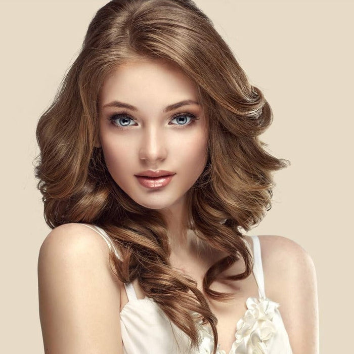 European beauty wig headgear